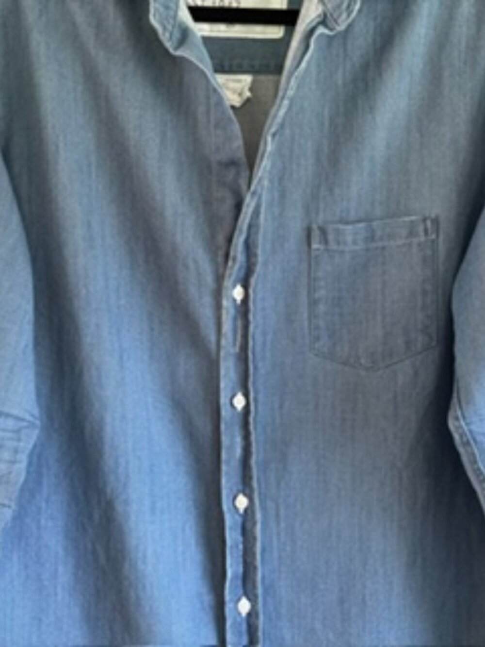 NWOT Frank & Eileen Blue Denim Button Down Mary Dress - Medium - Picture 8 of 13
